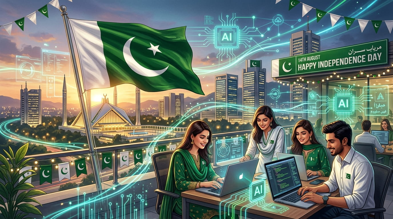 Pakistan Independence Day: How Technology Can Shape a Stronger Digital Pakistan 🇵🇰