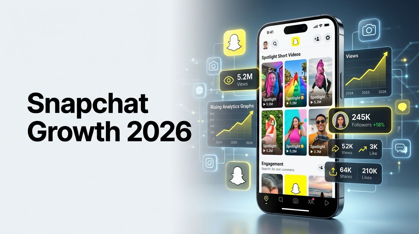Snapchat in 2026: How to Grow, Get More Views, and Go Viral on Snapchat Spotlight